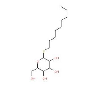 Nonyl b-D-thioglucopyranoside (CAS 98854-15-0) - chemical structure image