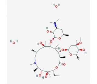 Azithromycin Dihydrate (CAS 117772-70-0) - chemical structure image