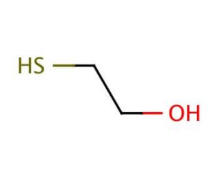 &beta;-Mercaptoethanol (CAS 60-24-2) - chemical structure image