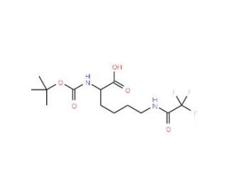 Boc-Lys(Tfa)-OH (CAS 16965-06-3) - chemical structure image