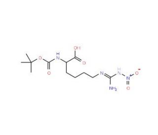 Boc-Nomega-(nitro)-L-homoarginine (CAS 28968-64-1) - chemical structure image