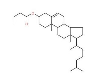 Cholesteryl butyrate (CAS 521-13-1) - chemical structure image