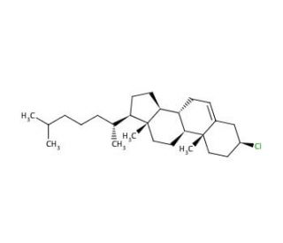 Cholesteryl chloride (CAS 910-31-6) - chemical structure image