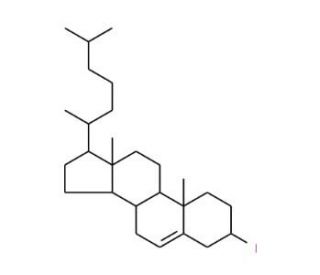 Cholesteryl Iodide (CAS 2930-80-5) - chemical structure image