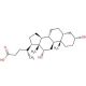 Deoxycholic acid (CAS 83-44-3) - chemical structure image