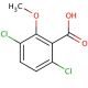 Dicamba (CAS 1918-00-9) - chemical structure image