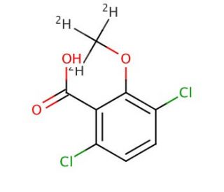 Dicamba-d3 (CAS 349553-95-3) - chemical structure image