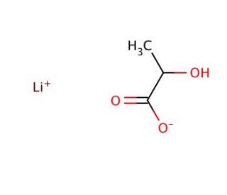 DL-Lactic acid lithium salt (CAS 16891-53-5) - chemical structure image