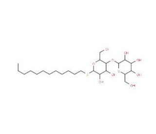 Dodecyl b-D-thiomaltopyranoside (CAS 148565-58-6) - chemical structure image