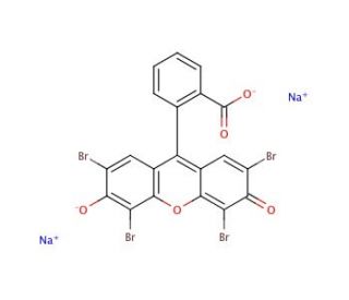 Eosin Y sodium salt (CAS 17372-87-1) - chemical structure image 