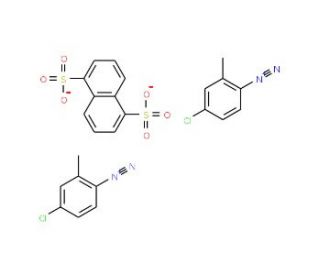 Fast Red TR Salt 1,5-naphthalenedisulfonate salt (CAS 51503-28-7) - chemical structure image