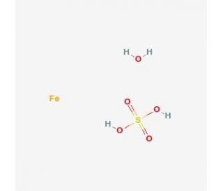 Ferrous Sulfate (Iron II Sulfate) Heptahydrate (CAS 7782-63-0) - chemical structure image