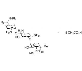 Gentamicin Deuterated (C Complex) Pentaacetate Salt (Contains d0) (CAS 1403-66-3) - chemical structure image