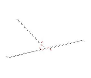 Glyceryl triheptadecanoate (CAS 2438-40-6) - chemical structure image