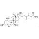 Glycochenodeoxycholic acid, sodium salt (CAS 16564-43-5) - chemical structure image