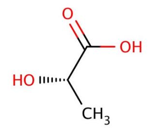 L-(&plus;)-Lactic acid Solution (CAS 79-33-4) - chemical structure image