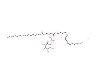 L-&alpha;-Phosphatidylinositol sodium salt (CAS 383907-36-6) - chemical structure image