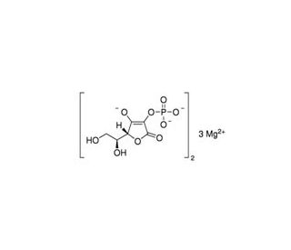 L-Ascorbic acid 2-phosphate sesquimagnesium salt (CAS 113170-55-1) - chemical structure image