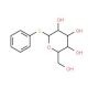 Phenyl beta-D-thioglucopyranoside (CAS 2936-70-1) - chemical structure image