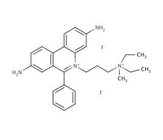 Propidium Iodide (CAS 25535-16-4) - chemical structure image