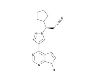 Ruxolitinib (CAS 941678-49-5) - chemical structure image