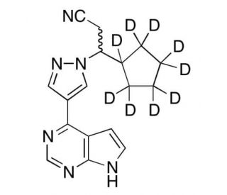 rac-Ruxolitinib-d9 (Major) - chemical structure image