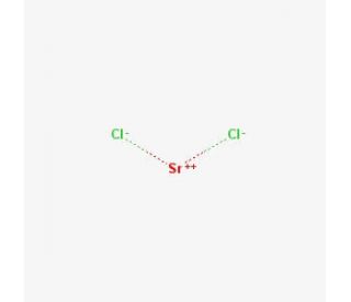 Strontium chloride (CAS 10476-85-4) - chemical structure image