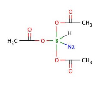 Sodium triacetoxyborohydride (CAS 56553-60-7) - chemical structure image