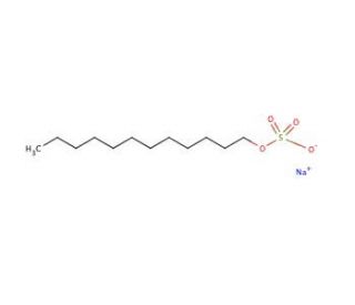 Sodium dodecyl sulfate (CAS 151-21-3) - chemical structure image