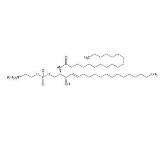 Sphingomyelin (CAS 85187-10-6) - chemical structure image