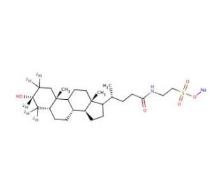 Taurolithocholic Acid-d5 Sodium Salt (CAS 1265476-97-8) - chemical structure image