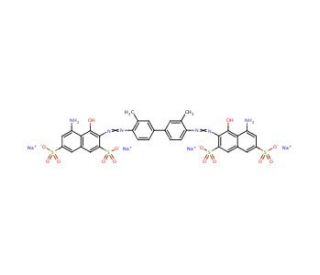 Trypan Blue (CAS 72-57-1) - chemical structure image 