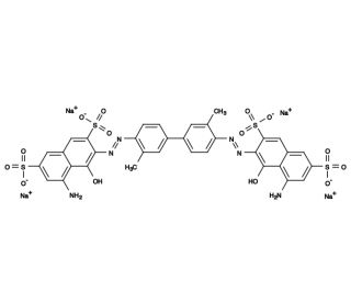 Trypan Blue, aqueous solution (CAS 72-57-1) - chemical structure image