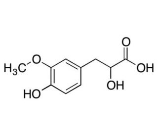 Vanillactic Acid (CAS 2475-56-1) - chemical structure image