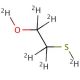 2-Mercaptoethanol-d6 (CAS 203645-37-8) - chemical structure image