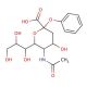 2-O-Phenyl-α-D-N-acetylneuraminic acid (CAS 15964-32-6) - chemical structure image