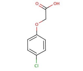 4-Chlorophenoxyacetic acid (CAS 122-88-3) - chemical structure image