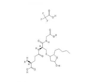 4-hydroxy Nonenal Glutathione Trifluoroacetate Salt - chemical structure image